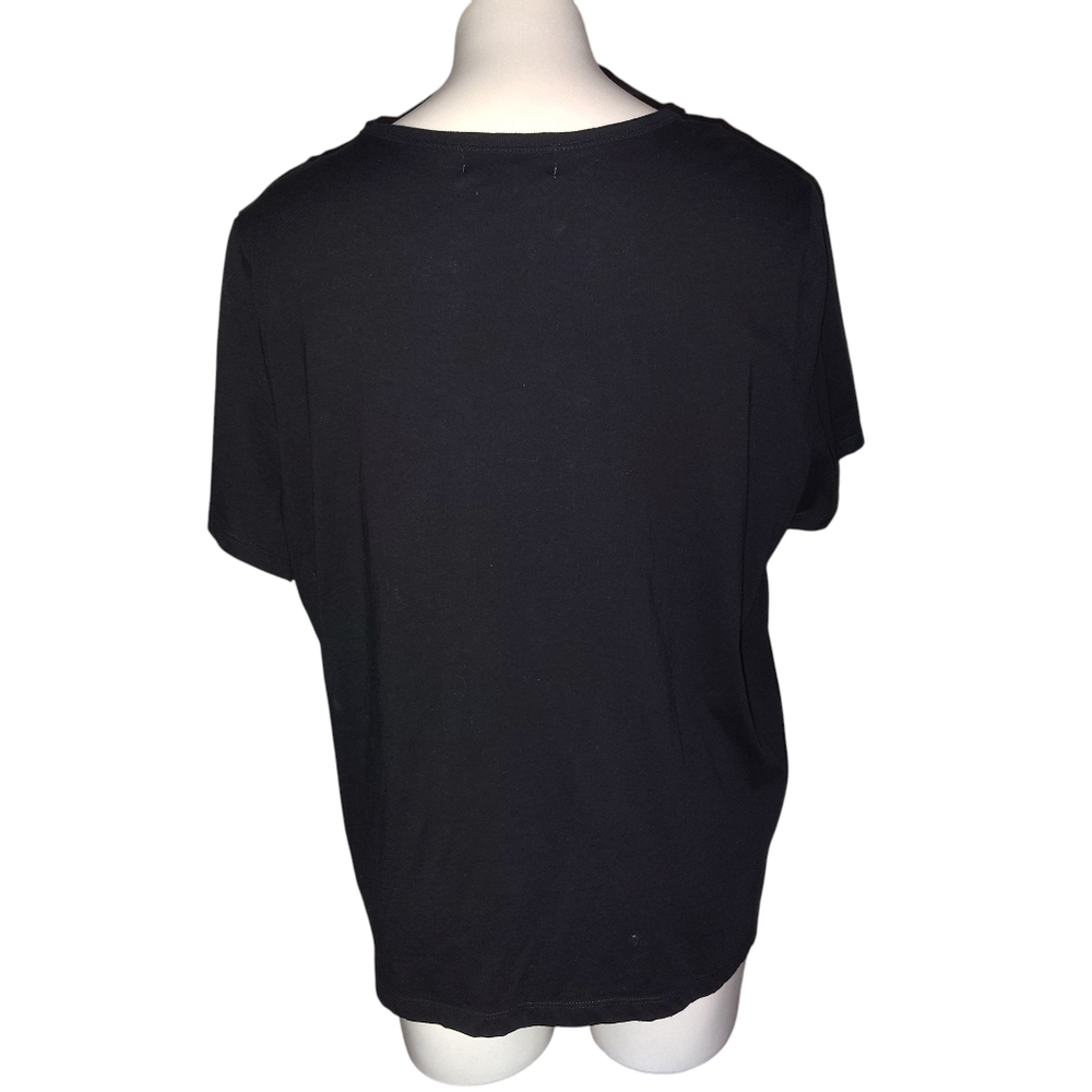 Ralph Lauren Black Tee with White Graphic - Picture 2 of 4